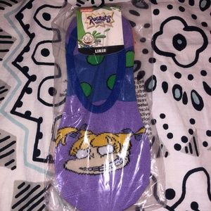 Nickelodeon Rugrats Ped liner socks size 9-11 NWT